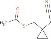 1-(Acetylthiomethyl)cyclopropaneacetonitrile