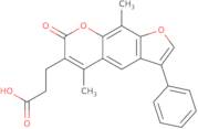 3-(5,9-Dimethyl-7-oxo-3-phenyl-7H-furo[3,2-G]chromen-6-yl)propanoic acid