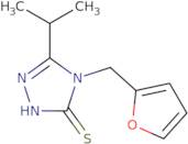 4-(Furan-2-ylmethyl)-5-(propan-2-yl)-4H-1,2,4-triazole-3-thiol