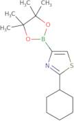 2-cyclohexyl-4-(4,4,5,5-tetramethyl-1,3,2-dioxaborolan-2-yl)-1,3-thiazole