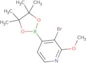 3-Bromo-2-methoxy-4-(4,4,5,5-tetramethyl-1,3,2-dioxaborolan-2-yl)pyridine