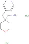 [4-(Pyridin-4-ylmethyl)oxan-4-yl]methanamine dihydrochloride