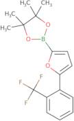 4,4,5,5-Tetramethyl-2-[5-[2-(trifluoromethyl)phenyl]furan-2-yl]-1,3,2-dioxaborolane