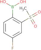 4-Fluoro-2-(methylsulfonyl)phenylboronic acid