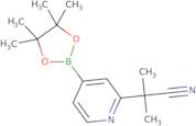 2-Methyl-2-[4-(tetramethyl-1,3,2-dioxaborolan-2-yl)pyridin-2-yl]propanenitrile