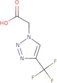 2-[4-(Trifluoromethyl)-1H-1,2,3-triazol-1-yl]acetic acid