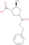 trans-1-[(Benzyloxy)carbonyl]-4-methylpyrrolidine-3-carboxylic acid