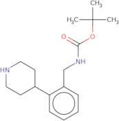 tert-Butyl N-{[2-(piperidin-4-yl)phenyl]methyl}carbamate