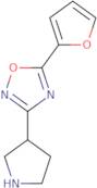 5-(Furan-2-yl)-3-(pyrrolidin-3-yl)-1,2,4-oxadiazole