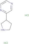 2-(Pyrrolidin-3-yl)pyrazine dihydrochloride