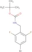 tert-Butyl N-[(4-bromo-2,6-difluorophenyl)methyl]carbamate