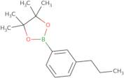 4,4,5,5-Tetramethyl-2-(3-propylphenyl)-1,3,2-dioxaborolane