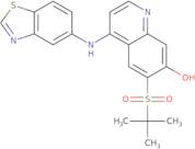 4-(Benzo[D]thiazol-5-ylamino)-6-(tert-butylsulfonyl)quinolin-7-ol