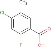 4-Chloro-2-fluoro-5-methylbenzoic acid