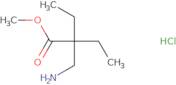 Methyl 2-(aminomethyl)-2-ethylbutanoate hydrochloride