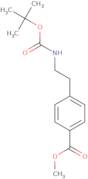 4-[2-[(tert-Butoxycarbonyl)amino]ethyl]benzoic acid methyl ester