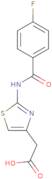 (2-[(4-Fluorobenzoyl)amino]-1,3-thiazol-4-yl)acetic acid