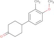 4-(4-Methoxy-3-methylphenyl)cyclohexan-1-one