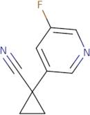 1-(5-Fluoro-pyridin-3-yl)-cyclopropanecarbonitrile