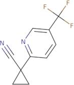 1-[5-(Trifluoromethyl)pyridin-2-yl]cyclopropane-1-carbonitrile