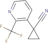 1-[2-(Trifluoromethyl)pyridin-3-yl]cyclopropane-1-carbonitrile