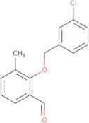 2-((3-Chlorobenzyl)oxy)-3-methylbenzaldehyde