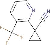 1-[3-(Trifluoromethyl)pyridin-2-yl]cyclopropane-1-carbonitrile