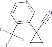 1-(4-Trifluoromethyl-pyridin-3-yl)-cyclopropanecarbonitrile