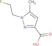 1-(2-Fluoroethyl)-5-methyl-1H-pyrazole-3-carboxylic acid