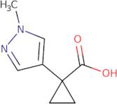 1-(1-Methyl-1H-pyrazol-4-yl)cyclopropane-1-carboxylic acid