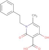 4-Hydroxy-6-methyl-2-oxo-1-phenethyl-1,2-dihydropyridine-3-carboxylic acid