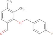 2-((4-Fluorobenzyl)oxy)-3,4-dimethylbenzaldehyde