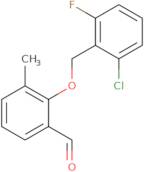 2-((2-Chloro-6-fluorobenzyl)oxy)-3-methylbenzaldehyde