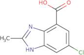 6-Chloro-2-methyl-1H-1,3-benzodiazole-4-carboxylic acid