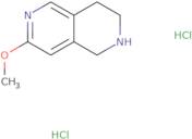 7-Methoxy-1,2,3,4-tetrahydro-[2,6]naphthyridine diHCl