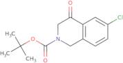 6-Chloro-4-oxo-3,4-dihydro-1H-isoquinoline-2-carboxylic acid tert-butyl ester