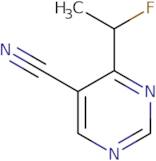 4-(1-Fluoroethyl)pyrimidine-5-carbonitrile