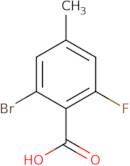 2-bromo-6-fluoro-4-methylbenzoic acid