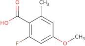 2-Fluoro-4-methoxy-6-methylbenzoic acid