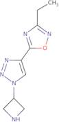5-(1-(Azetidin-3-yl)-1H-1,2,3-triazol-4-yl)-3-ethyl-1,2,4-oxadiazole