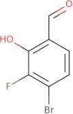 4-Bromo-3-fluoro-2-hydroxybenzaldehyde