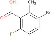 3-Bromo-6-fluoro-2-methylbenzoic acid