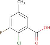 2-Chloro-3-fluoro-5-methylbenzoic acid