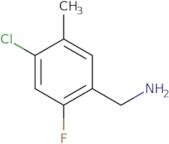 (4-Chloro-2-fluoro-5-methylphenyl)methanamine