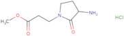 Methyl 3-(3-amino-2-oxopyrrolidin-1-yl)propanoate hydrochloride