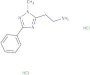 2-(1-Methyl-3-phenyl-1H-1,2,4-triazol-5-yl)ethan-1-amine dihydrochloride