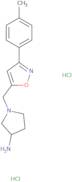 1-{[3-(4-Methylphenyl)-1,2-oxazol-5-yl]methyl}pyrrolidin-3-amine dihydrochloride