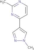 2-Methyl-4-(1-methyl-1H-pyrazol-4-yl)pyrimidine