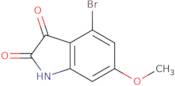 4-Bromo-6-methoxy-2,3-dihydro-1H-indole-2,3-dione