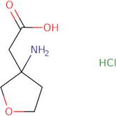 2-(3-Aminooxolan-3-yl)acetic acid hydrochloride